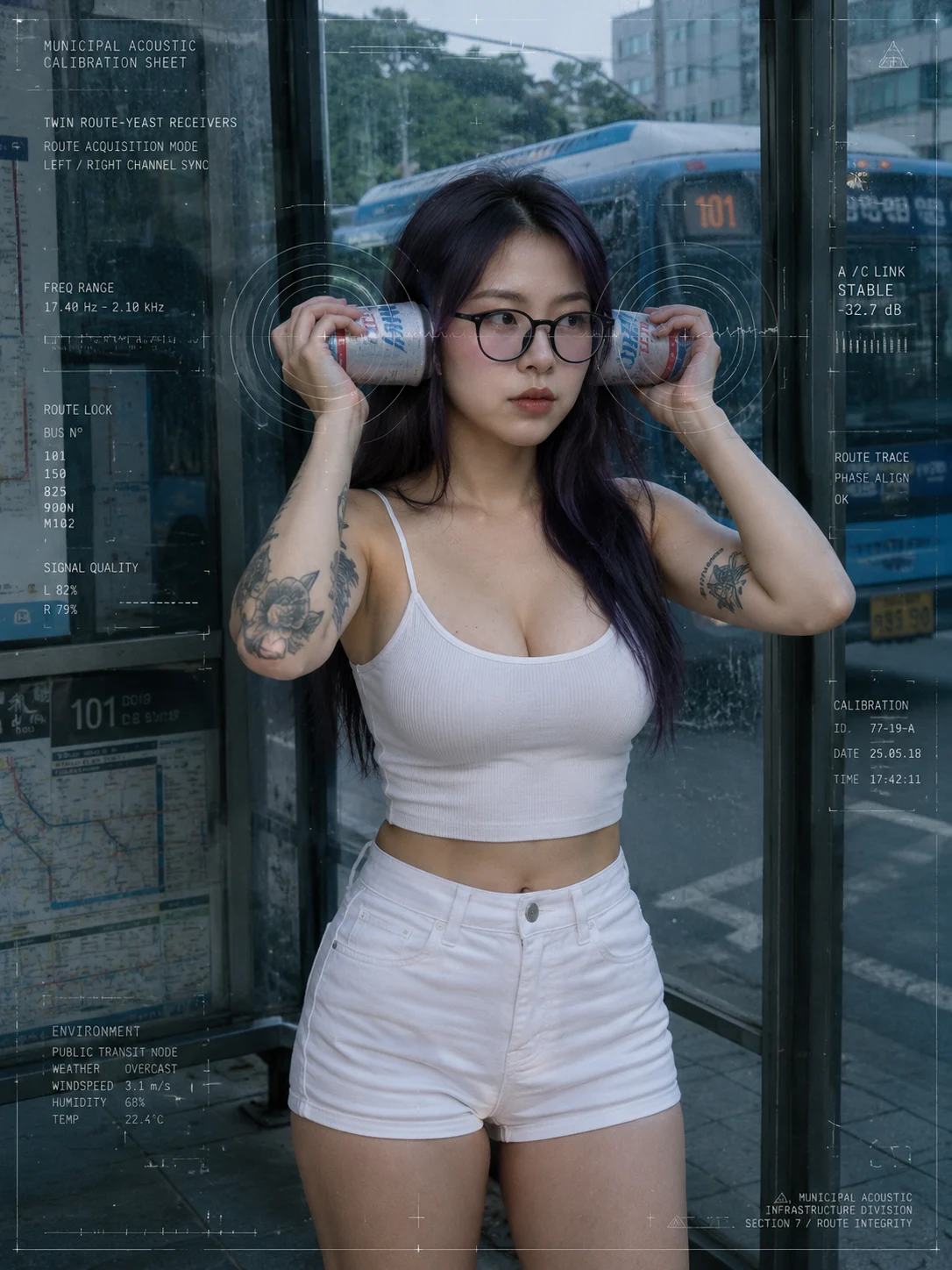 fashion portrait, urban street, woman, night street, standing pose, shown with iPhone-style photo styling.