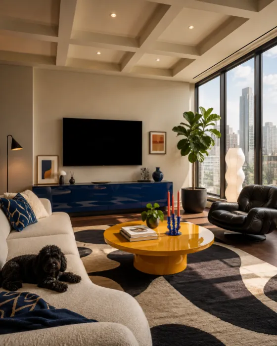 product home decor visual in waterfront city skyline, shown as a source-matched visual reference