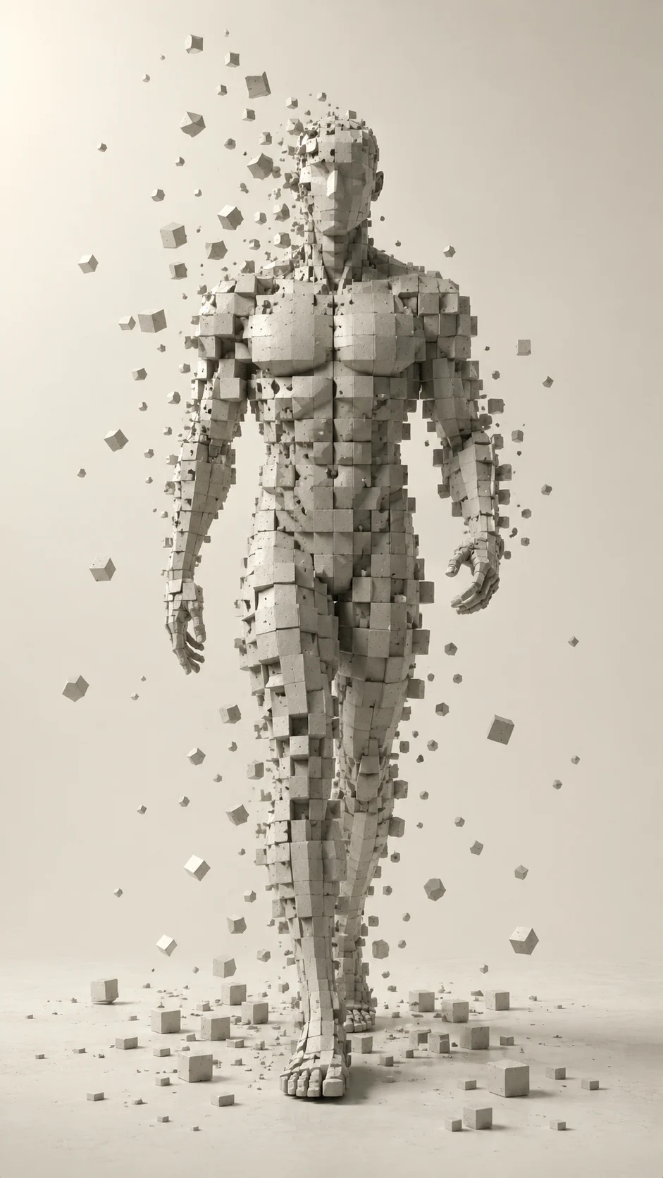 person art visual in studio, shown with source-matched illustration or render detail