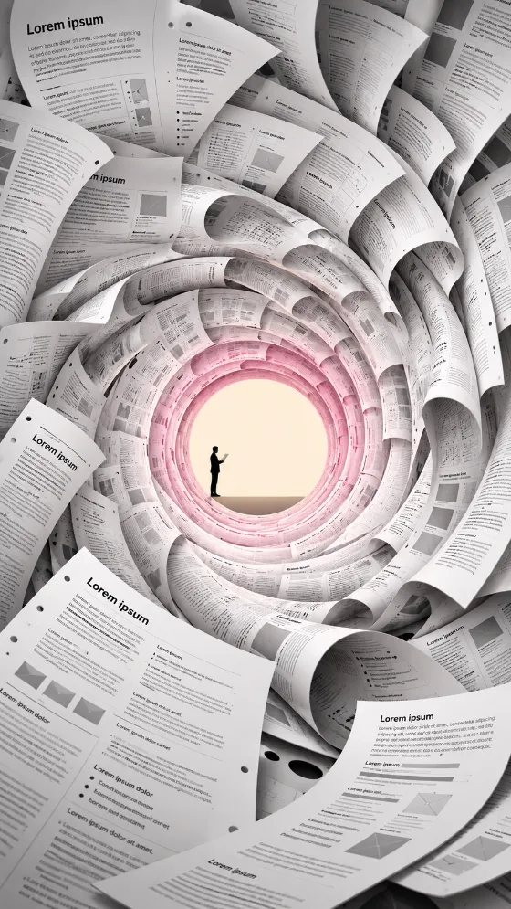 person design with poster typography, shown in a poster-style visual layout