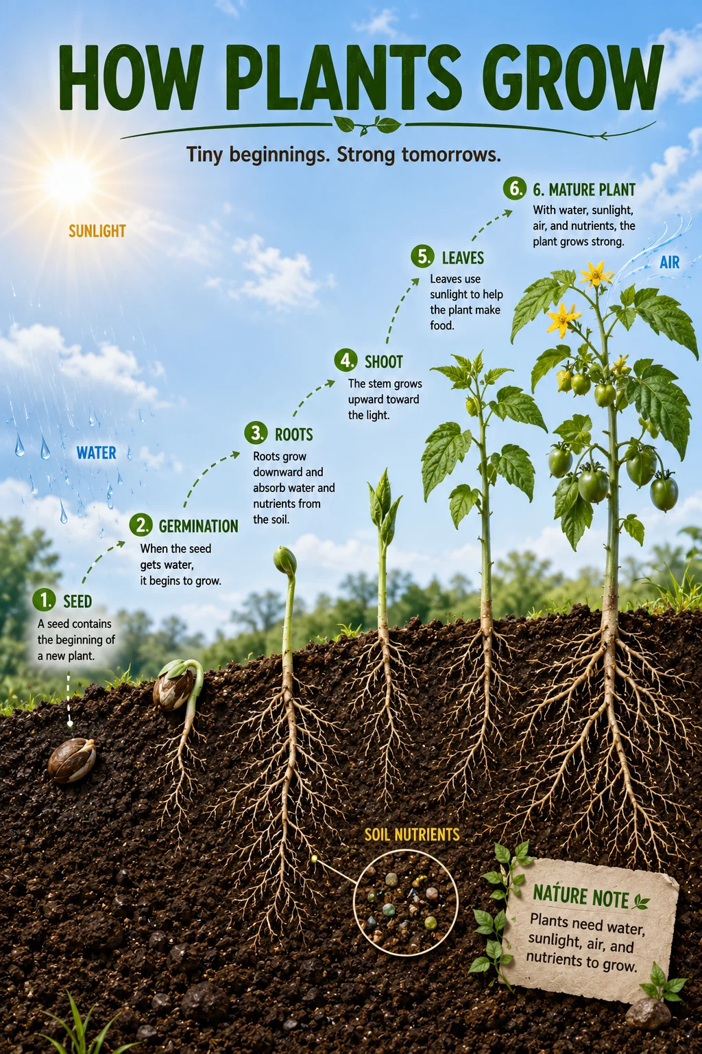 food educational visual in food, shown with learning design detail