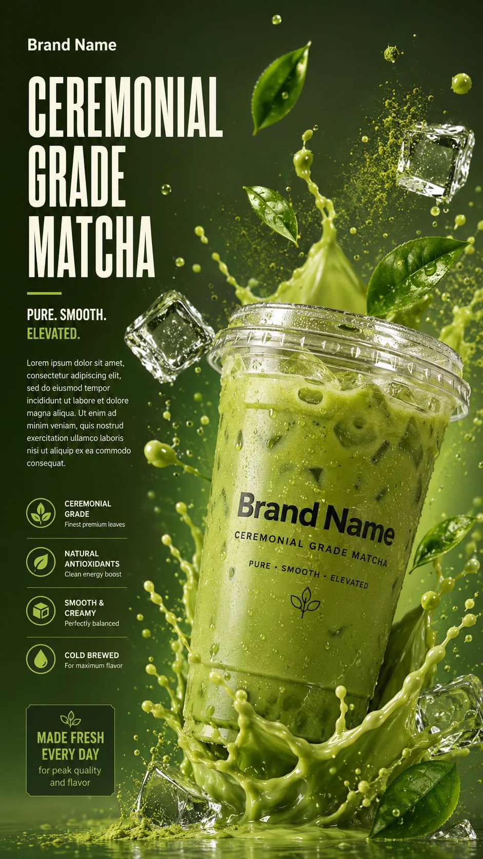 product product visual in studio, shown with clean commercial styling