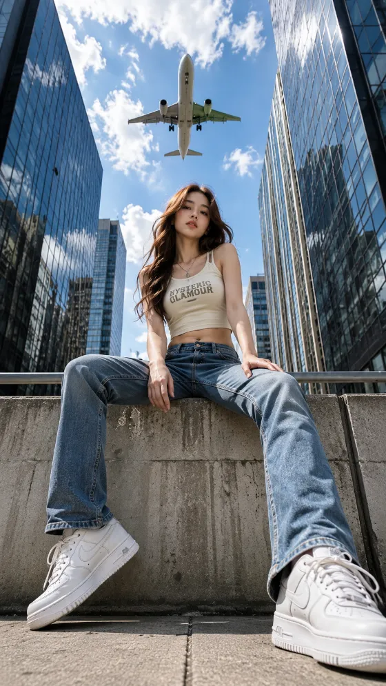 footwear in night street, shown with cinematic visual styling