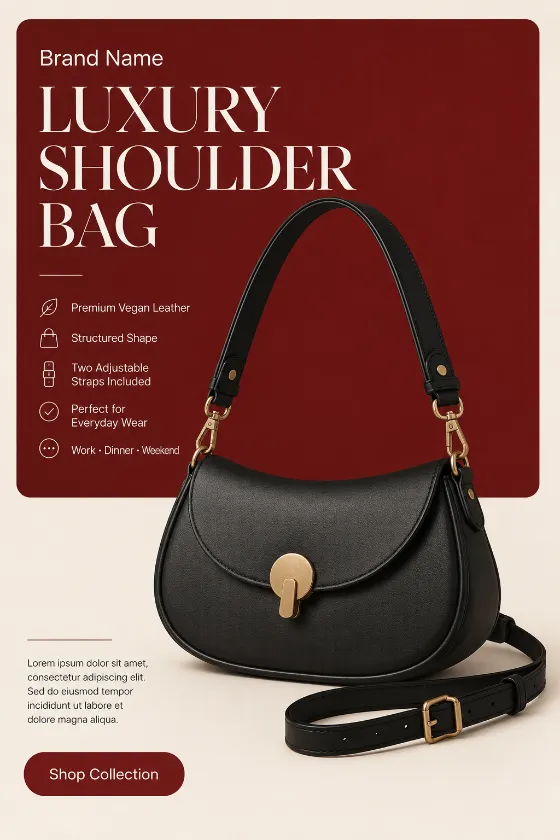 product product visual in studio, shown with clean commercial styling