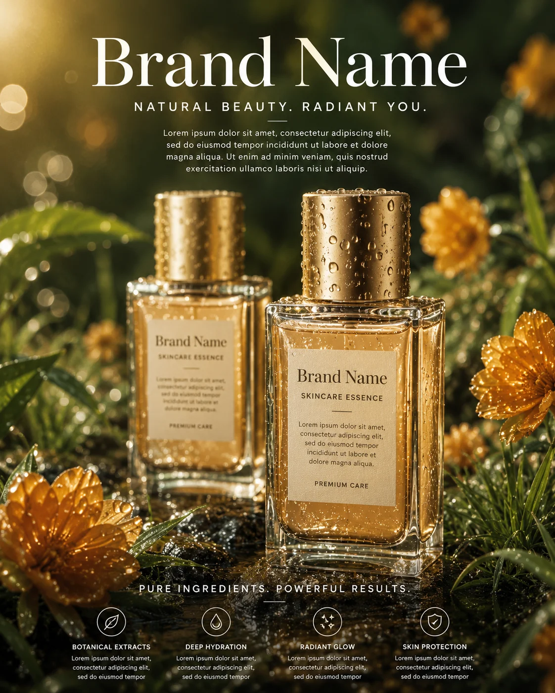 product in product, shown with poster-style visual styling