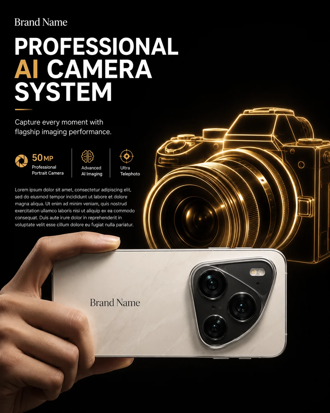 product product visual in studio, shown with clean commercial styling
