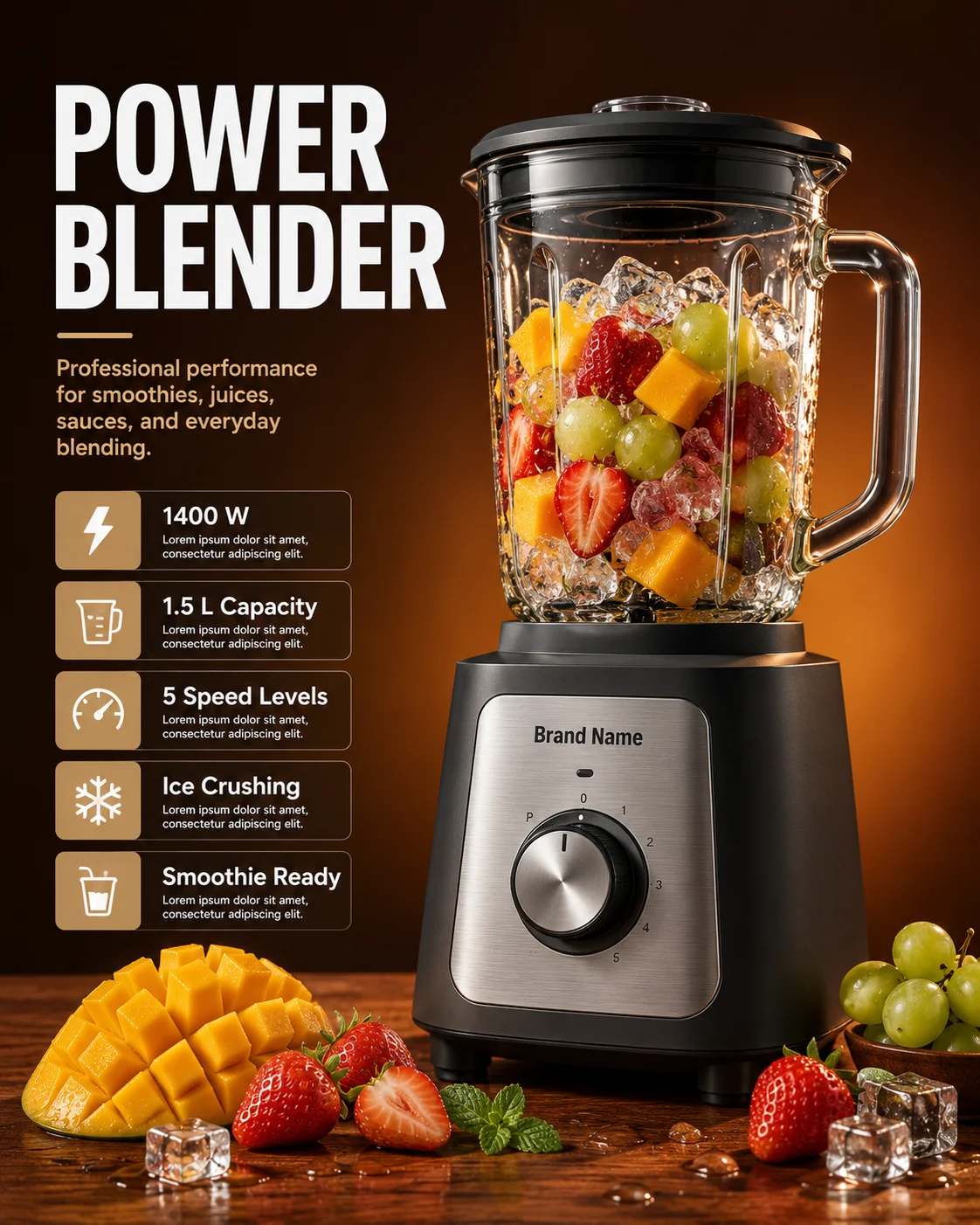 product product visual in studio, shown with clean commercial styling