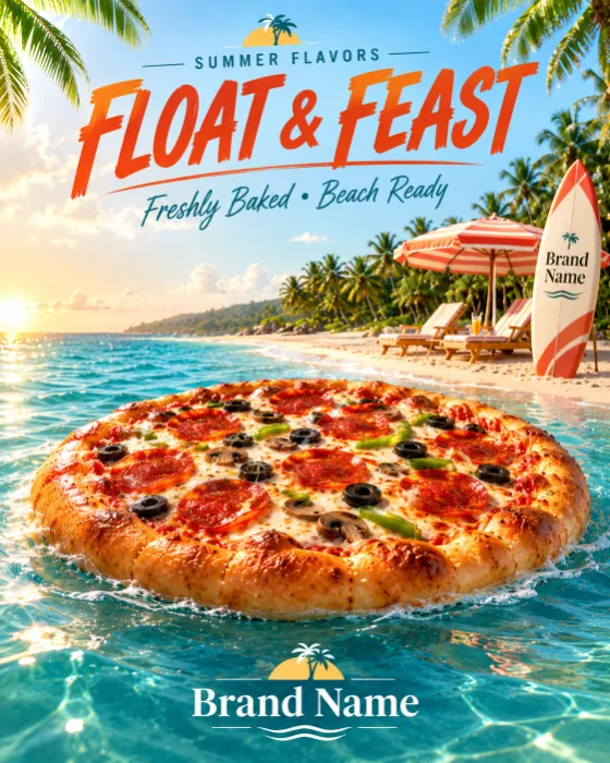 product product visual in beach ocean, shown with clean commercial styling