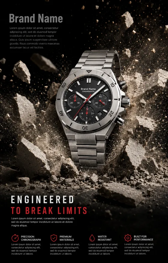 product product visual in studio, shown with clean commercial styling