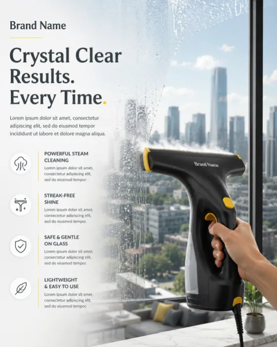 product product visual in waterfront city skyline, shown with clean commercial styling
