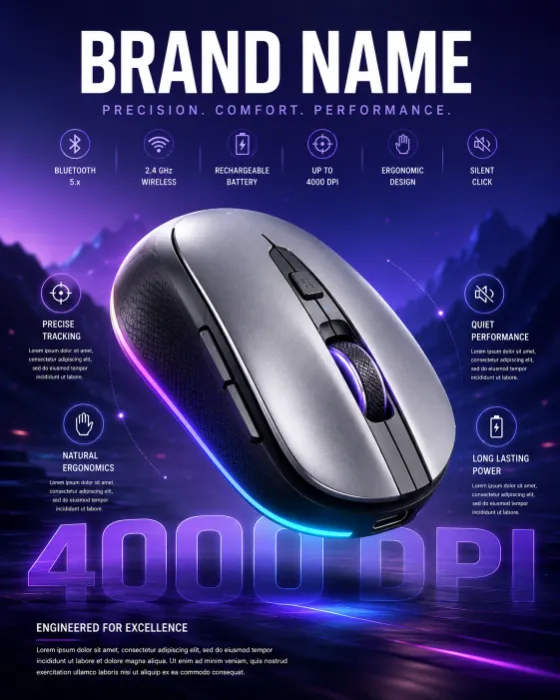 product product visual in studio, shown with clean commercial styling