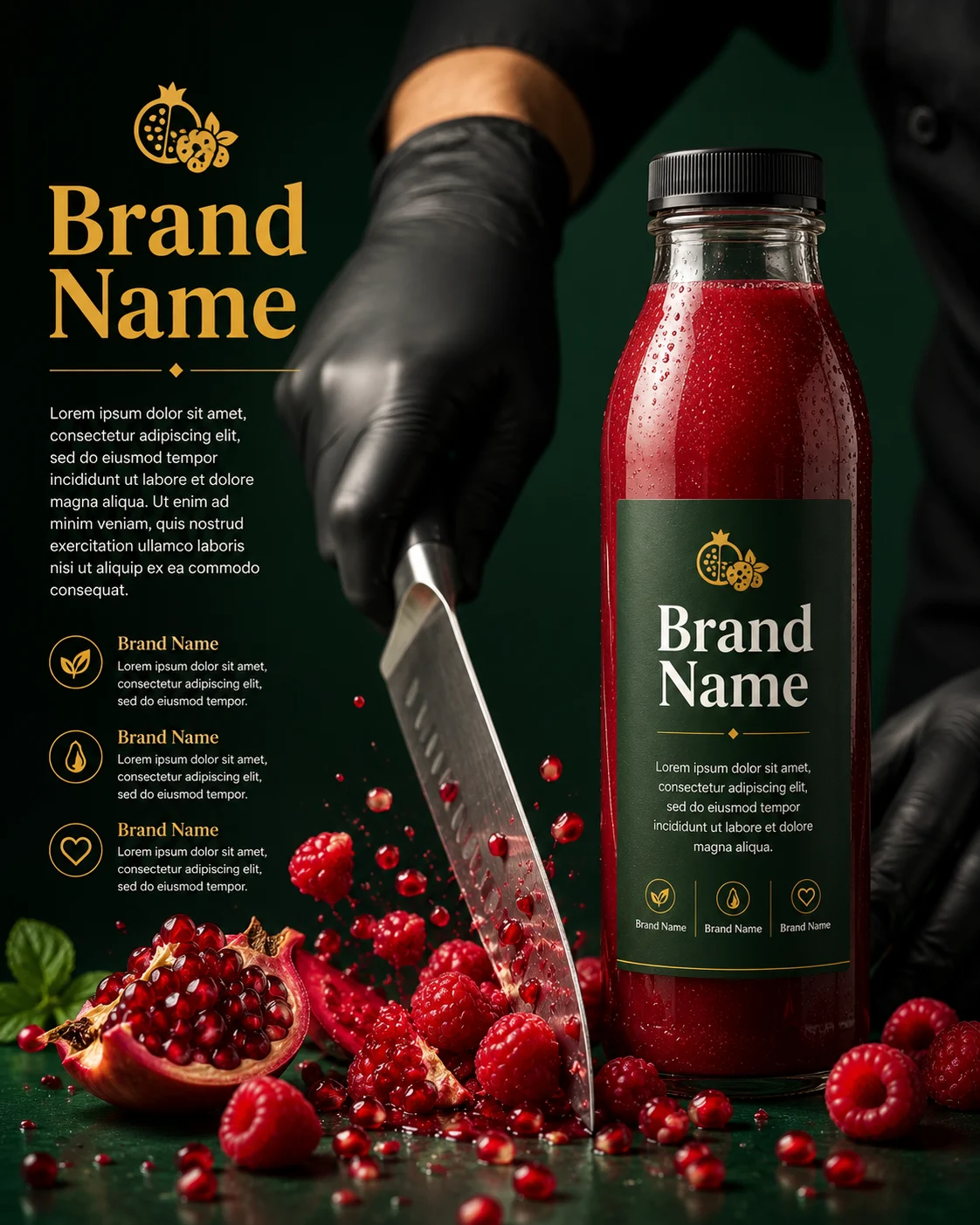 product product visual in studio, shown with clean commercial styling