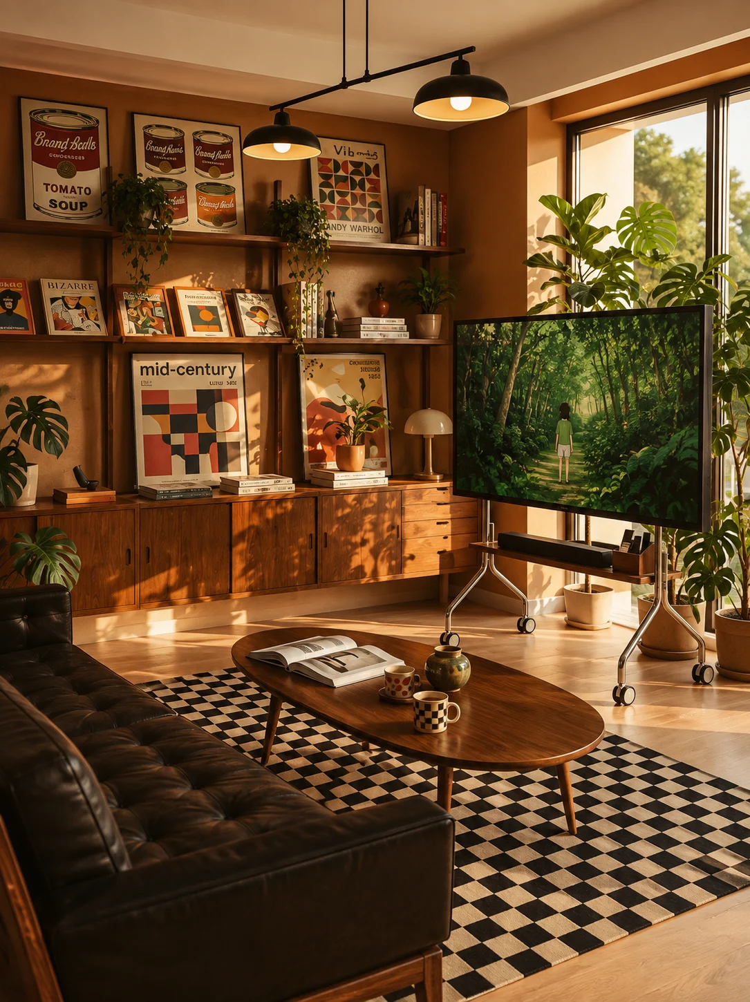 fashion portrait home decor visual in home interior, shown as a source-matched visual reference